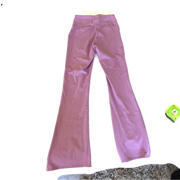 Gottex size Medium Mauve / Bootcut Leggings Yoga Pants Medium - Picture 2 of 5